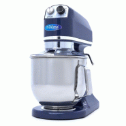 Mixer planétaire professionnel 7 L - 11 vitesses, 2 kg de pâte - bleu acier