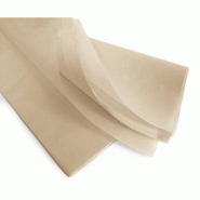Papier de soie creme 17g/m² 50x75cm - par 240 feuilles Papier de soie creme 17g/m² 50x75cm - par 240 feuilles