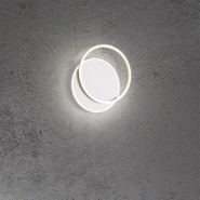 Plafonnier LED ORBIT blanc et or 43W Perenz en aluminium - doré 8194 OR LC