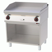 RM GASTRO Plaque de cuisson 80x51 électrique lisse avec soubassement 400 V REDFOX - FTH 70/80 E - REDFOX - 0615402680196