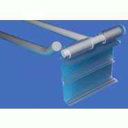 Support pour broche pour étiquette PRICER ou SES ou HANSHOW - Blanc pur RAL 9010