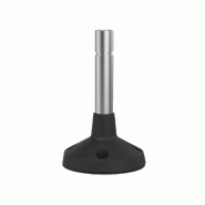 Support tube avec pied pour colonne lumineuse BR50 Ø54 mm - BR50T - Hauteur 100 mm - Inox et polyamide PA 6 Support tube avec pied pour colonne lumineuse BR50 Ø54 mm - BR50T - Hauteur 100 mm - Inox et polyamide PA 6