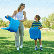 Tabouret ergonomique et pouf à la fois pour une assise ergonomique et active conçu pour les formes d'enseignement flexible - EWS.30