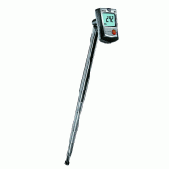 Testo 405 - Anémomètre à fil chaud pour mesures de vitesse de l'air, débit volumétrique et température ambiante