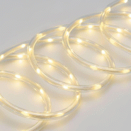 Tube lumineux 10m 8 jeux de lumière 200 LED blanc chaud 360° haute luminosité Lotti - 8024199073210