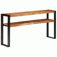 VidaXL Table console 150x30x75 cm Bois d'acacia solide Modèle Zenith Outdoor - 321103 VidaXL Table console 150x30x75 cm Bois d'acacia solide Modèle Zenith Outdoor - 321103