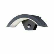 Applique murale extérieure LED 7,5W avec détecteur de mouvement, 800lm, 3000K, IP54 - Trio - Ohio - gris 4017807259315 Applique murale extérieure LED 7,5W avec détecteur de mouvement, 800lm, 3000K, IP54 - Trio - Ohio - gris 4017807259315