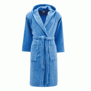 AQA Design Peignoir 100 %coton VICTOR-XL bleu clair MP05424 - XL bleu textile MP05424