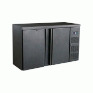 Arrière bar réfrigérée noir 2 portes l1462mm 7450.0315 COMBISTEEL