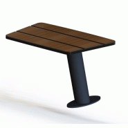Banc public en bois buton industries bai 41 Banc public en bois buton industries bai 41