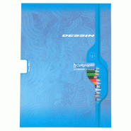 Calligraphe Lot de 10 Cahier Dessin Ligne 7000 24x32, 48p./24 feuilles 120 g/m² piquées, uni - 3210330075549