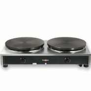 Crêpière gaz double Confort régulation Thermostatique ø 35 cm Krampouz Crêpière gaz double Confort régulation Thermostatique ø 35 cm Krampouz
