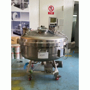 Cuve inox 160 litres d'occasion avec agitation - référence : c5371