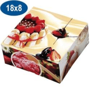 Firplast Boite pâtissière charlotte en carton 18x8 cm - orange 3104400574196 Firplast Boite pâtissière charlotte en carton 18x8 cm - orange 3104400574196