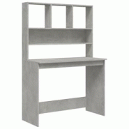 Helloshop26 - Bureau table poste de travail meuble d'ordinateur informatique étude avec étagères 102 x 45 x 148 cm bois d'ingénierie 02_0023491 - Helloshop26 - Bureau table poste de travail meuble d'ordinateur informatique étude avec étagères 102 x 45 x 148 cm bois d'ingénierie 02_0023491 -