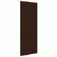 Helloshop26 - Écran de balcon brise pare vue protection confidentialité marron 80 x 240 cm tissu oxford 02_0010238 - 3000553782726 Helloshop26 - Écran de balcon brise pare vue protection confidentialité marron 80 x 240 cm tissu oxford 02_0010238 - 3000553782726