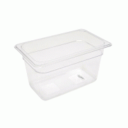 Maxima Récipient gastronorm - 1/4 GN - profondeur 15 cm - polycarbonate – 26.3 × 16.2 × 14.8 cm - AKS-09367924