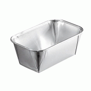 Moule à Cake Aluminium NOVATRAY VALUE PACK 160ml  -100x64x40mm - Mini Plat Individuel Cuisson Four Jetable Pâtisserie NovaPac - Lot de 6000 unités