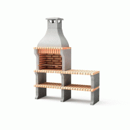 MOVELAR Barbecue ALCOA PLUS XL avec 1 support latéral - orange ciment M01350