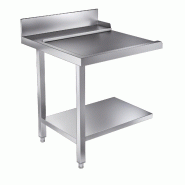 Table d'égouttage à gauche 700 x 800 x 900 mm | COMBISTEEL - 7106.1025