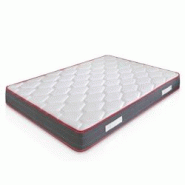 VS Venta-stock Matelas à mémoire de forme ERGO-CONFORT 140X190, 22cm épaisseur - blanc mousse C9021