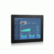 Panel PC industriel fanless 12.1 pouces 4:3 XGA pour HMI, supervision et automatisation - EVI-12SAR - façade IP65, Intel Core i3/i5/i7