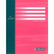 Calligraphe Lot de 10 Cahier Essai Ligne 7000 17x22, 96p./48 feuilles 56 g/m² piquées, Séyès - 3210330054223