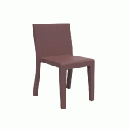 Chaise design in & out JUT - grenat