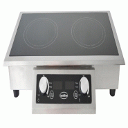Cuistance DROP-IN Cuisinière à induction  2 Zones  convient uniquement aux poêles à induction  - 7505.0020 COMBISTEEL - 7505.0020