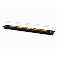 Divina Fire Brûleur Intégré Pour Cheminée À Bioéthanol, Noir, 150 L Df1500Vblack - noir 8055829980387