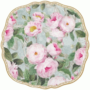 EASY LIFE Assiette festonnée 20 cm - Roses in Bloom - 035-1195216