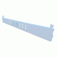 Entretoise de tête de gondole GP25 blanc 9003 100x10 cm