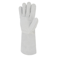 Gants de manutention/soudage en cuir tout croûte de bovin, manchette 15cm (Taille 10) - PMCM20 - Singer Safety