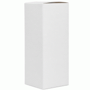 Lot de 10 étui à bouteille en carton blanc mat 8,5 x 8,5 x 30,5 cm - blanc en carton BBBM30585 Lot de 10 étui à bouteille en carton blanc mat 8,5 x 8,5 x 30,5 cm - blanc en carton BBBM30585