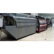 Modèle SWM350 - Fardeleuse en acier peint avec EF Sealing et tunnel de rétraction_1