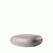 Pouf in & out Chubby Low - blanc brume