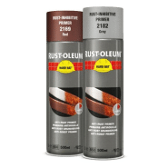 Primaire antirouille hard hat® brun rouge 500ml - RUST-OLEUM - 2169 - 487227
