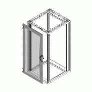 SCHROFF Novastar, porte en verre acrylique, RAL 7021, 20 U 553W SCHROFF Novastar, porte en verre acrylique, RAL 7021, 20 U 553W