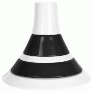 Benetton - Set 5 pièces Vaisselle Pyramidale en Grès B&W Be - noir BE306