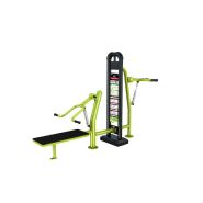 Combiné Chest press - Hack squat avec vérin hydraulique - Gamme Piston_1