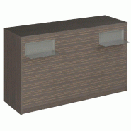 Comptoir Vertigo H T04 dble nat. L170cm - 3 tab.Coulis. 6tab.Amovib noyer foncé