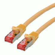 Cordon ROLINE S/FTP(PiMF) Cat.6, LSOH, Component Level, jaune, 1,5 m_0