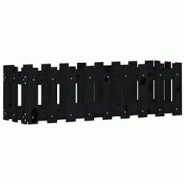 Helloshop26 - Jardinière bac lit surélevé plantes fleurs terrasse jardin de jardin design de clôture 100 x 30 x 30cm pin massif noir 02_0039787 - Helloshop26 - Jardinière bac lit surélevé plantes fleurs terrasse jardin de jardin design de clôture 100 x 30 x 30cm pin massif noir 02_0039787 -