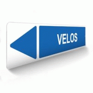 Panneau de signalisation pour parking · Vélos gauche - 48 x 10 cm DECOHO - bleu 3701563942222 Panneau de signalisation pour parking · Vélos gauche - 48 x 10 cm DECOHO - bleu 3701563942222