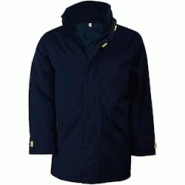Parka de travail doublure matelassée - bleu marine T.L Kariban - 100% polyester avec capuche et multiples poches Parka de travail doublure matelassée - bleu marine T.L Kariban - 100% polyester avec capuche et multiples poches