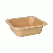 Starpak 25 Saladiers boîtes à lunch, carton carré 750 ml 4,7 cm x 16,2 cm x 16,2 cm marron - marron en carton 37016 Starpak 25 Saladiers boîtes à lunch, carton carré 750 ml 4,7 cm x 16,2 cm x 16,2 cm marron - marron en carton 37016