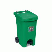 Stefanplast Poubelle Urban Eco System Lt.80 à pédale grise - vert 8003507258020 Stefanplast Poubelle Urban Eco System Lt.80 à pédale grise - vert 8003507258020