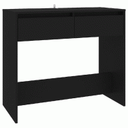 Table console Noir 89x41x76,5 cm Acier Modèle Patio Upsilon Plus - 809567