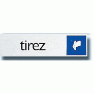 Affichage horizontal TIREZ Pickup - Aluminium - Couleur Gris et Bleu
