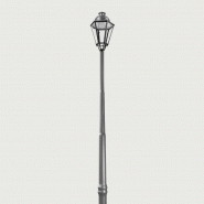 Mât d'éclairage public Alu'Style - hauteur 2,2 à 5 m - en aluminium galvanisé et thermolaqué_1